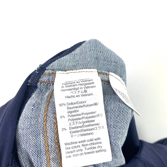 Madewell Maternity Over-the-Belly Stovepipe Straight Jeans in Chancery Wash-28 - Picture 7 of 7